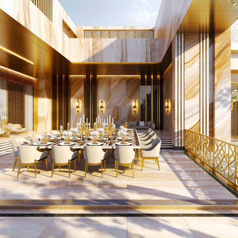 Outdoor Dining Area for Celebrations