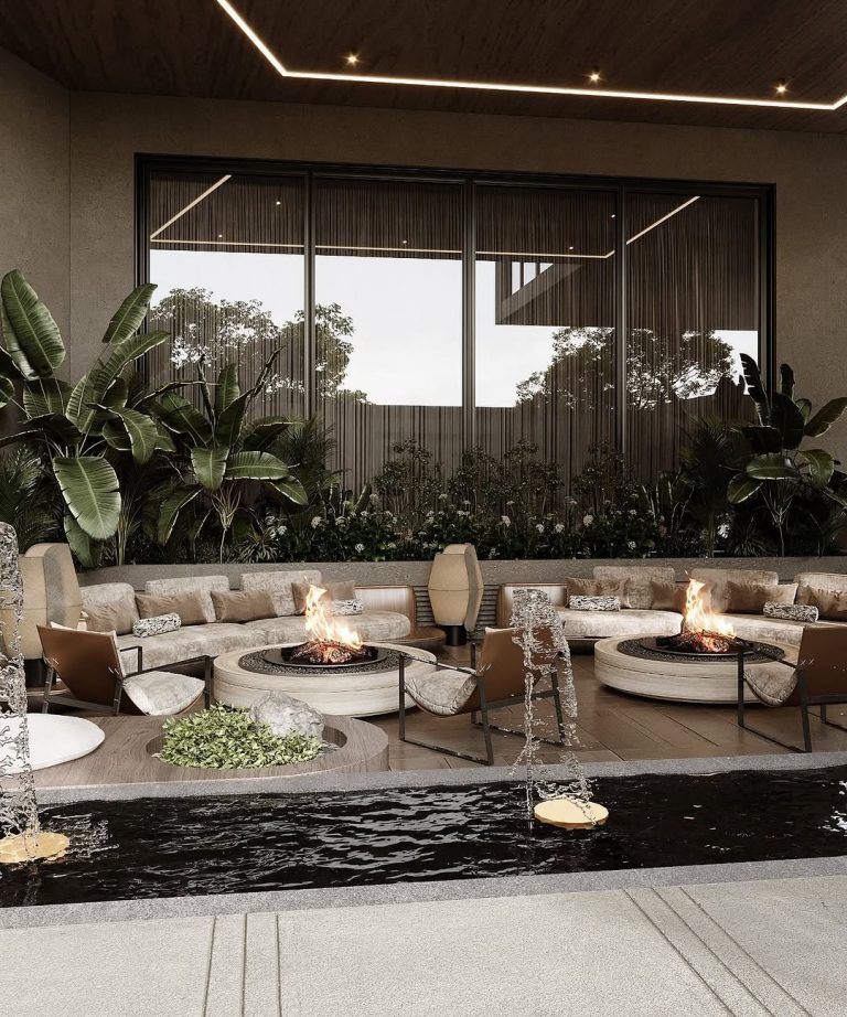Luxurious Spring Foyer — Modern Arabic