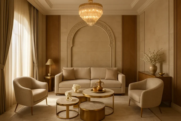 3-5-7 Rule for Saudi Living Room Styling