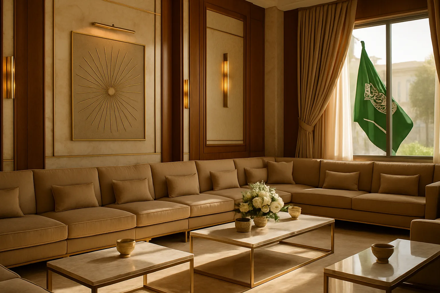 Art Deco Majlis for Saudi National Day