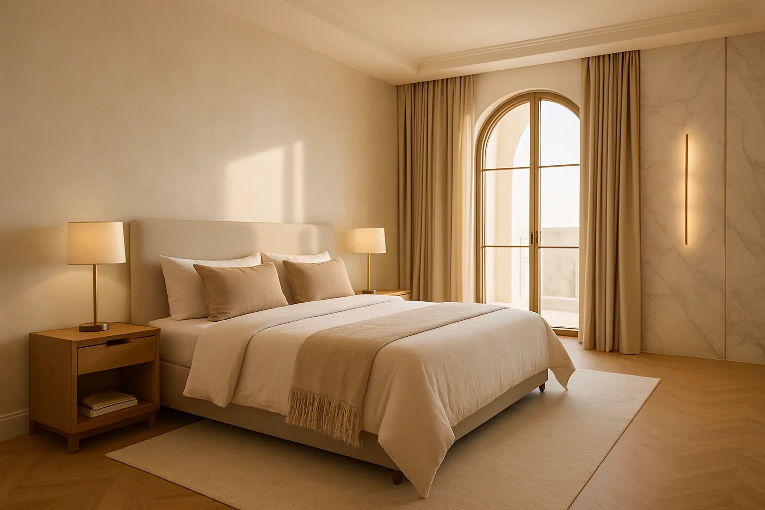 Scandinavian Bedroom Design for Saudi Homes